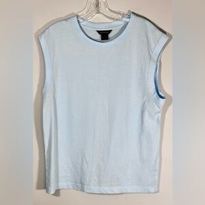 Club Monaco Women’s Basic Crew Neck  Sleeveless Shirt